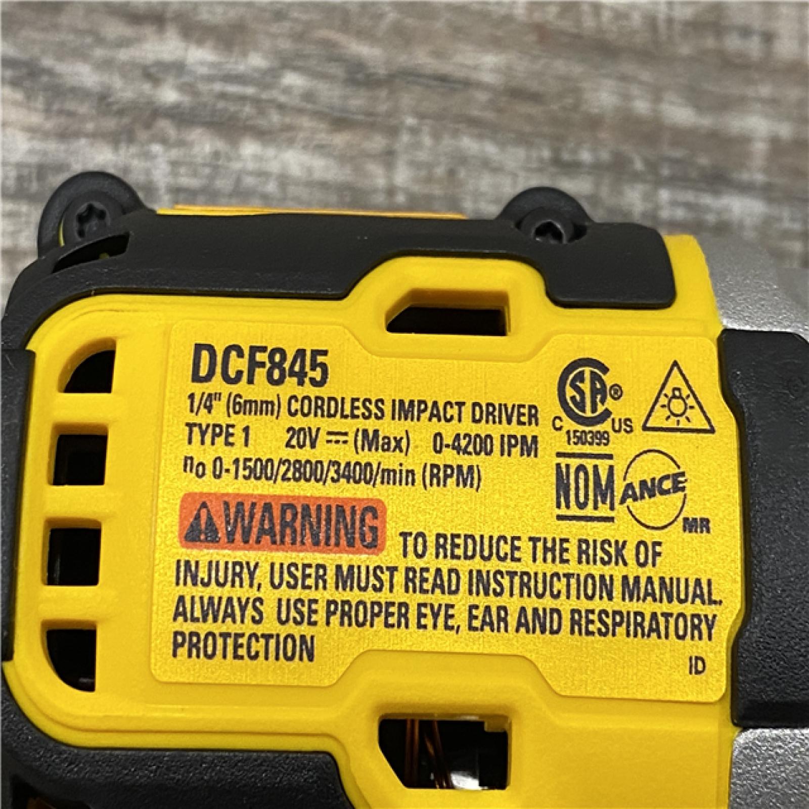 AS-IS DEWALT 20-Volt Maximum XR Cordless Brushless 1/4 in. 3-Speed Impact Driver (Tool-Only)