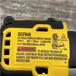 AS-IS DEWALT 20-Volt Maximum XR Cordless Brushless 1/4 in. 3-Speed Impact Driver (Tool-Only)