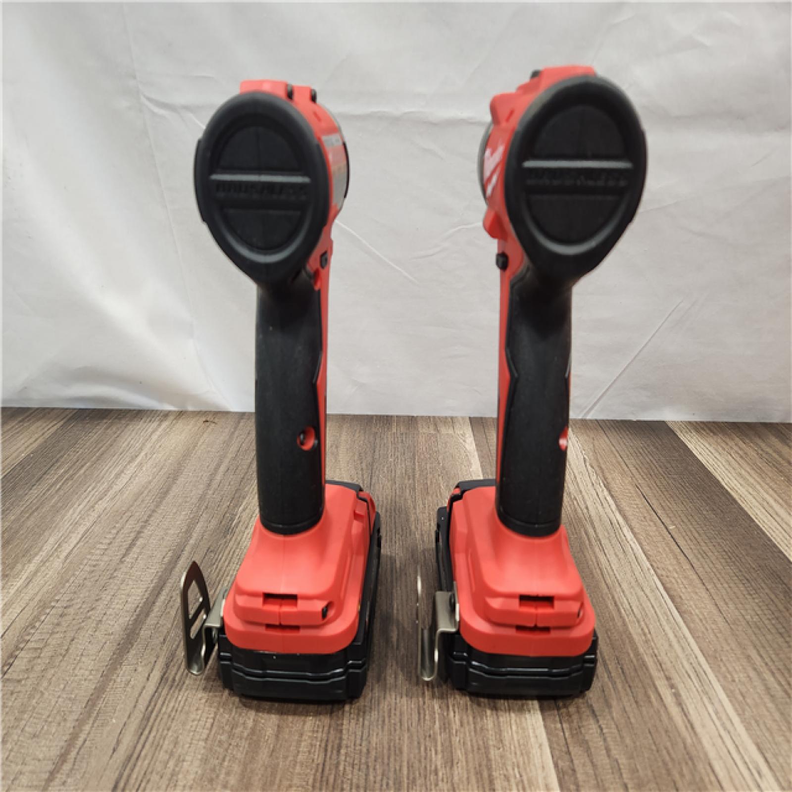 AS-IS- Milwaukee M18 Compact Brushless 2-Tool Combo Kit