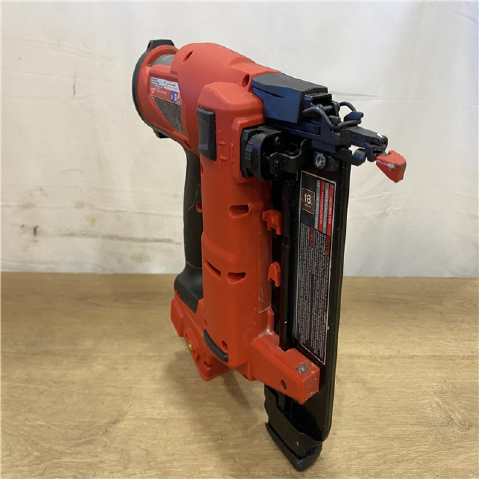 AS-IS Milwaukee FUEL 18-Volt Lithium-Ion Brushless Cordless Gen II 18-Gauge Brad Nailer (Tool-Only)