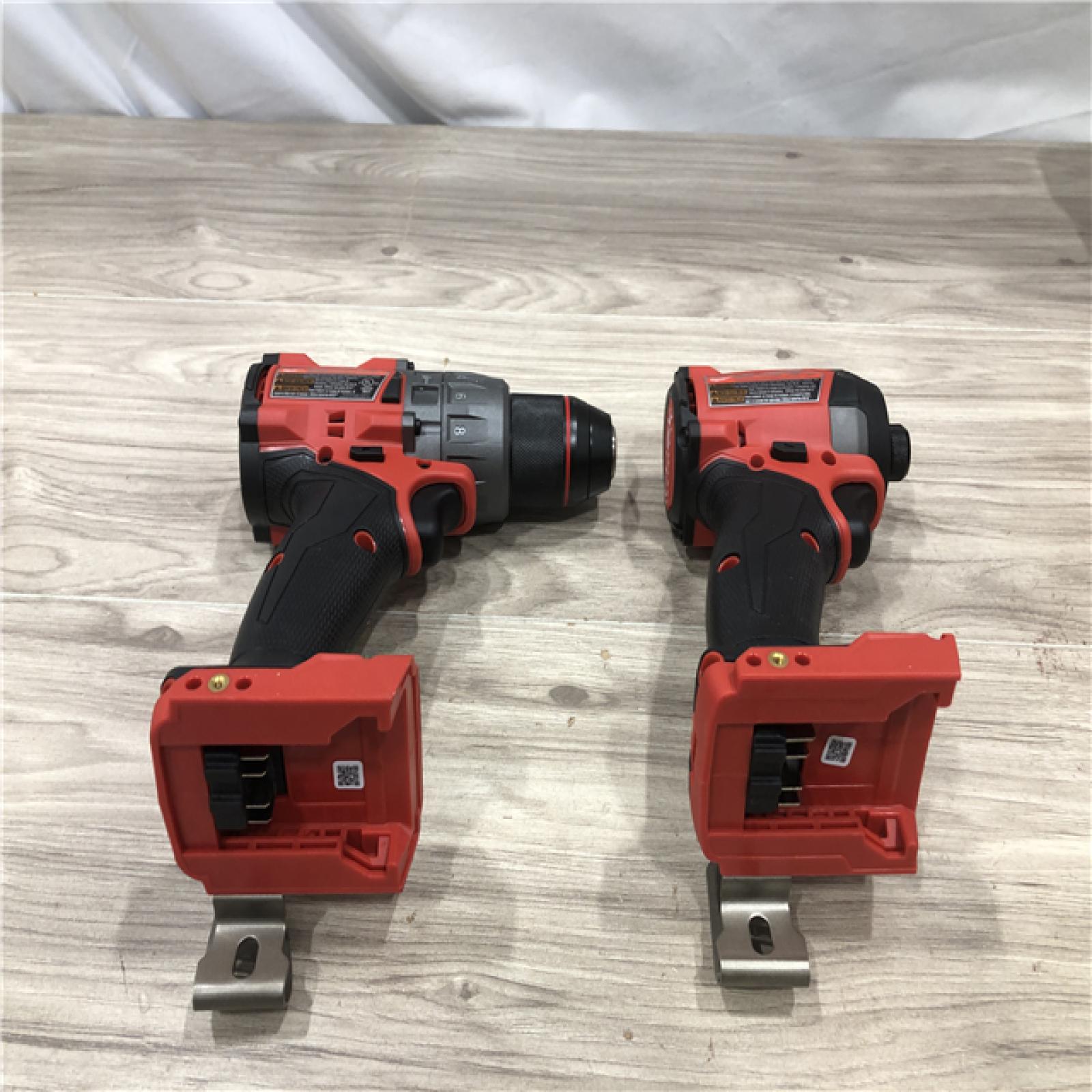 AS-IS Milwaukee FUEL 18V Lithium-Ion Cordless Hammer Drill and Impact Driver Combo Kit