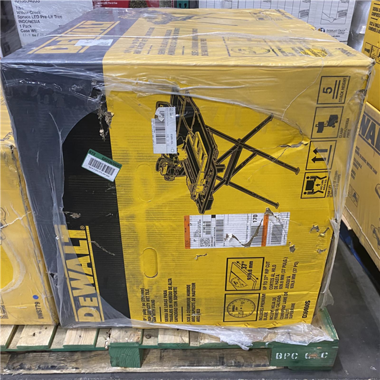 NEW- DeWALT D36000S 10 Professional Heavy Duty Wet Tile Saw Attachment W/ Stand