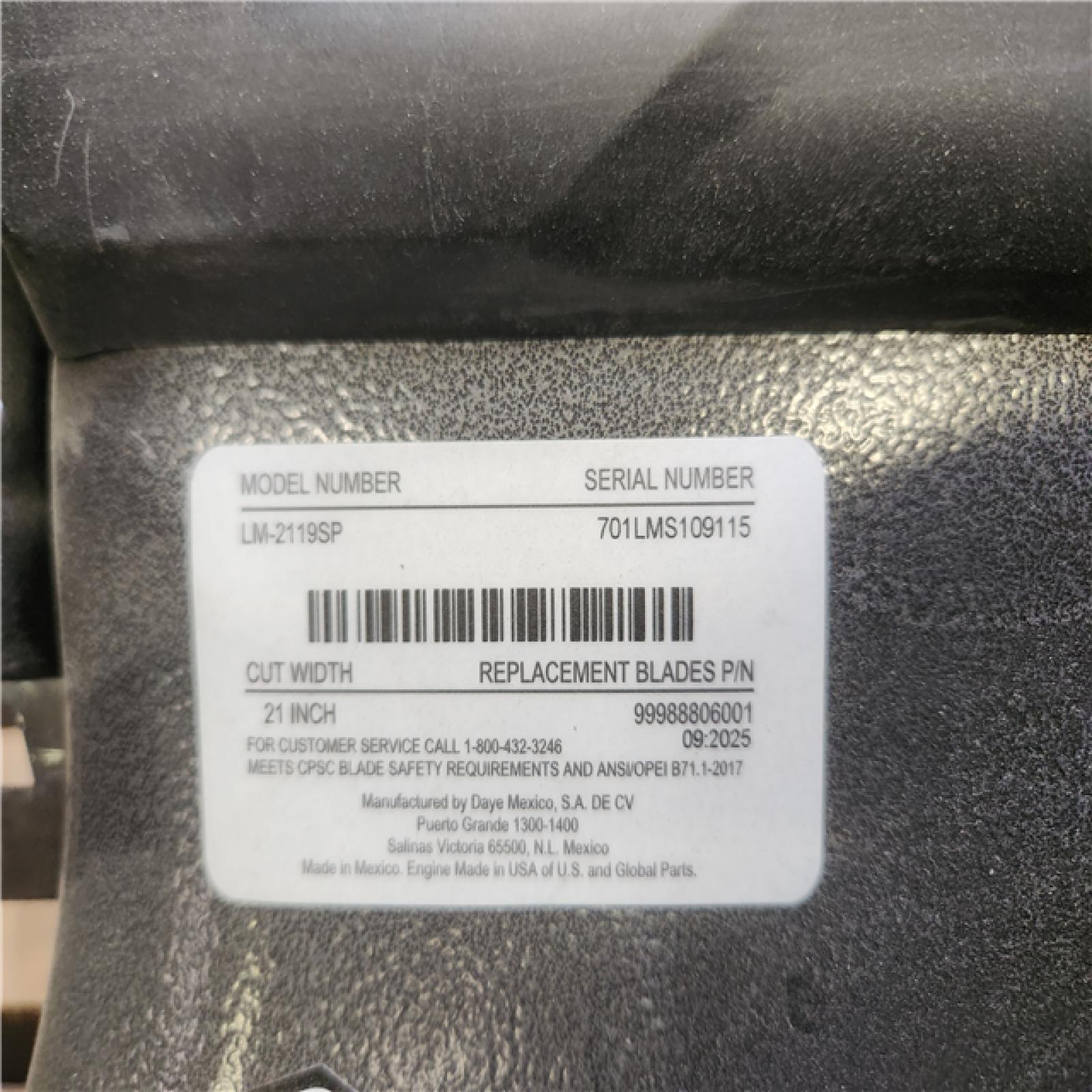 Phoenix LIKE NEW ECHO 21 in. 190 cc Briggs and Stratton Gas 3-in-1 Dual Blade RWD Self-Propelled Lawn Mower with Single Lever Deck Adjustment (No Cap)
