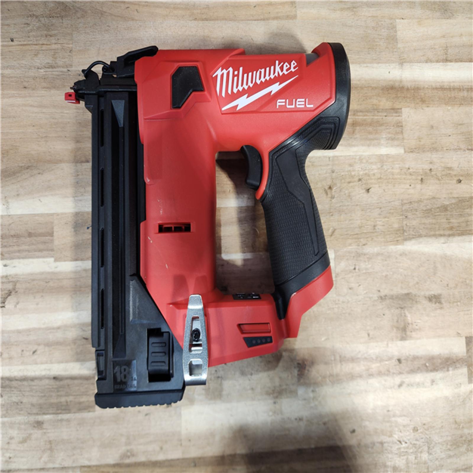 HOUSTON LOCATION - AS-IS Milwaukee FUEL 12-Volt Lithium-Ion Brushless Cordless 18-Gauge 1-1/2 in. Compact Brad Nailer (Tool Only)