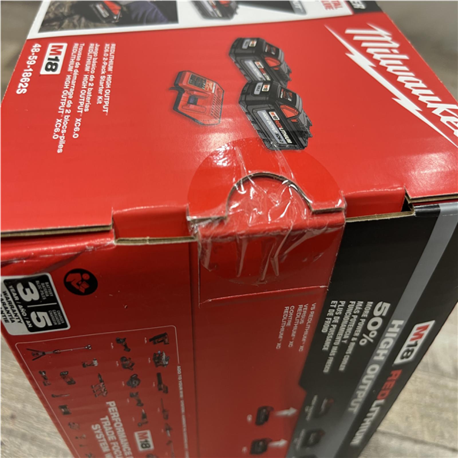 NEW - Milwaukee 18-Volt Lithium-Ion High Output Starter Kit