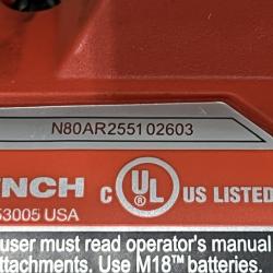 AS-IS Milwaukee FUEL 18V Lithium-Ion Brushless Cordless 1/2 in. Impact Wrench w/Friction Ring Kit