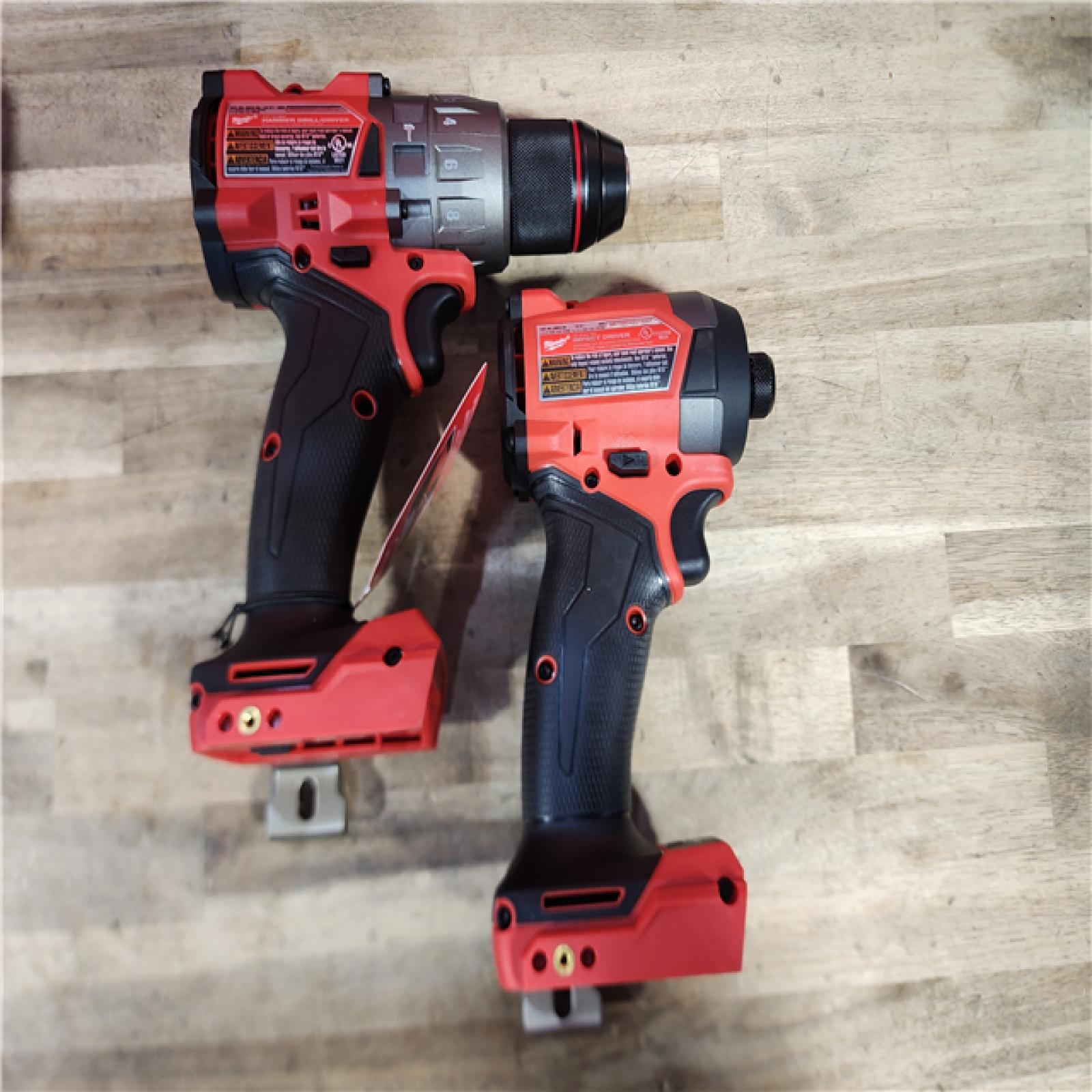 HOUSTON LOCATION - AS-IS (APPEARS LIKE NEW) M18 FUEL 18V Lithium-Ion Brushless Cordless Hammer Drill and Impact Driver Combo Kit (2-Tool) with 2 Batteries