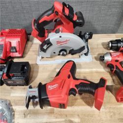 HOUSTON LOCATION - AS-IS Milwaukee M18 4-Tool Combo Kit