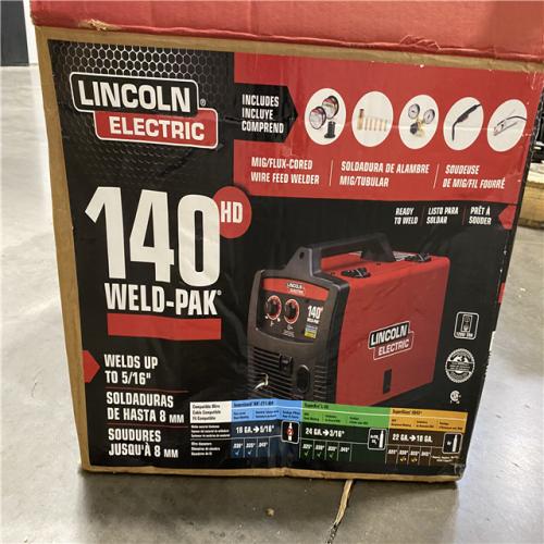 Dallas Location - As-Is Lincoln Electric Weld-Pak 140 Amp MIG and Flux-Core Wire Feed Welder