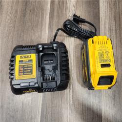 AS-IS DEWALT FLEXVOLT 20V/60V MAX Lithium-Ion 6.0Ah Battery Pack with 6 Amp Output Charger