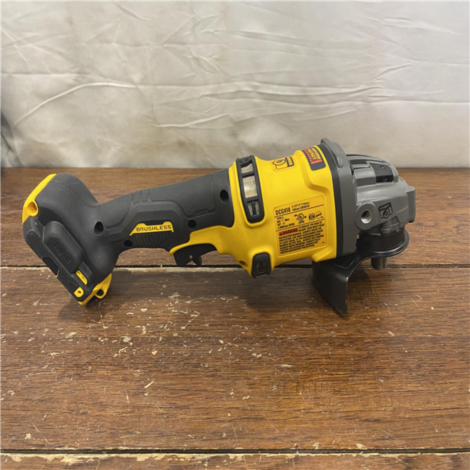 AS-IS DEWALT 60V MAX Cordless Brushless 4.5 in. to 6 in. Small Angle Grinder with Kickback Brake (Tool Only)