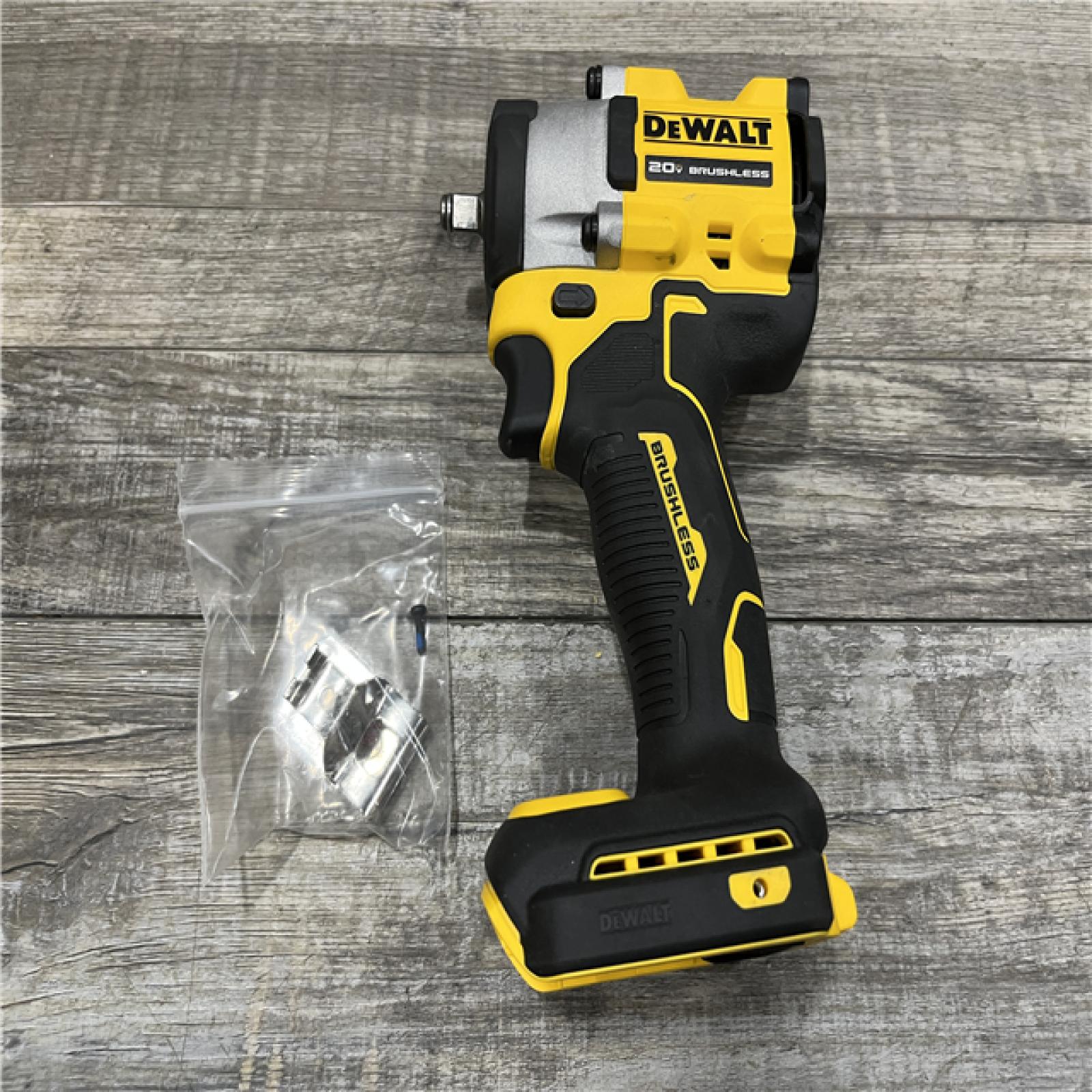 AS-IS DEWALT ATOMIC 20V MAX Cordless Brushless 3/8 in.Variable Speed Impact Wrench (Tool Only)