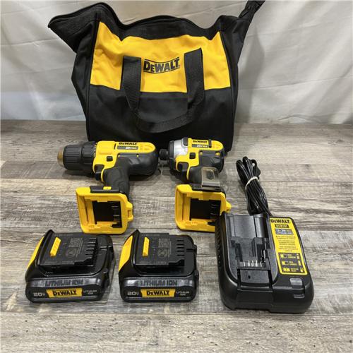 AS-IS DEWALT 20V MAX Cordless Drill/Impact 2 Tool Combo Kit