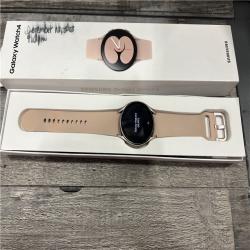AS-IS Samsung Galaxy Watch4 40mm Bluetooth and WiFi Smart Watch, Pink Gold