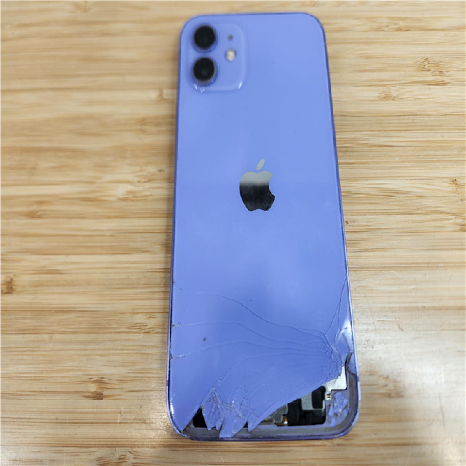 AS-IS Apple iPhone 12 Purple 64GB