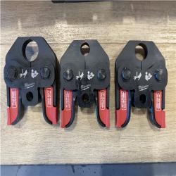 AS-IS Milwaukee 18V Lithium-Ion Cordless Short Throw Press Tool with 3 PEX Crimp Jaws Kit