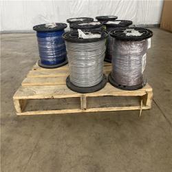 Houston Location AS IS - Home Improvement Pallet all copper wire 7 rolls