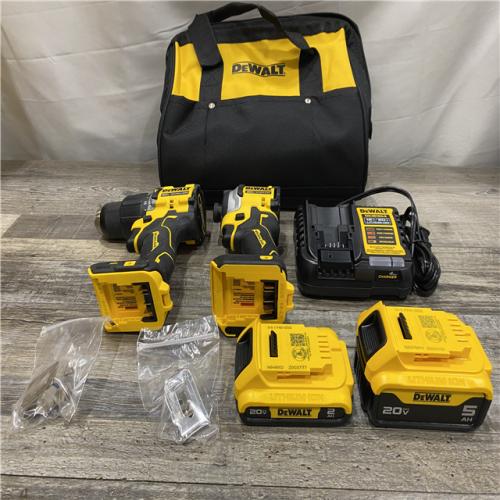 AS-IS DEWALT ATOMIC 20V MAX Lithium-Ion Cordless 2-Tool Combo Kit