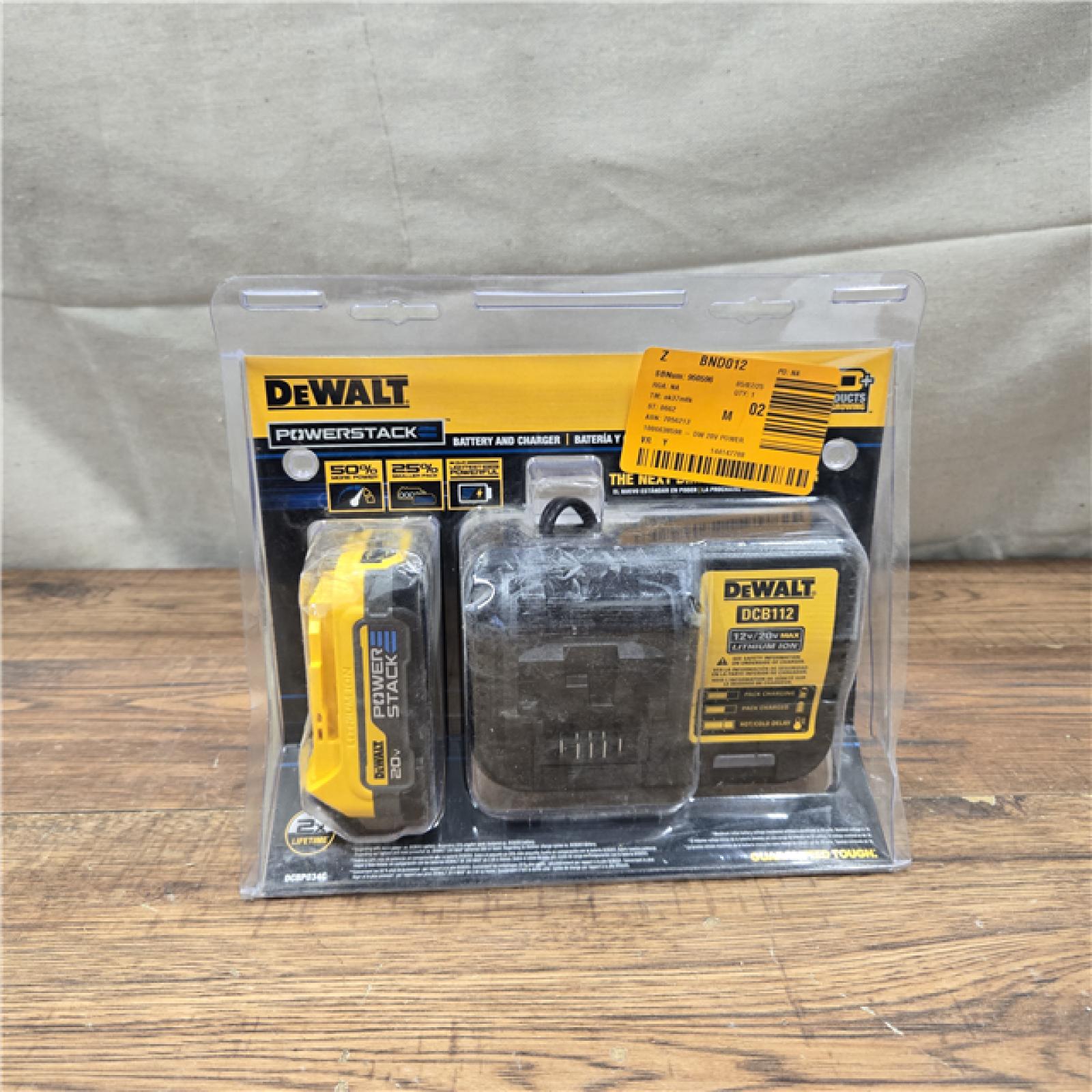 NEW! DEWALT 20-Volt MAX POWERSTACK Battery Starter Kit