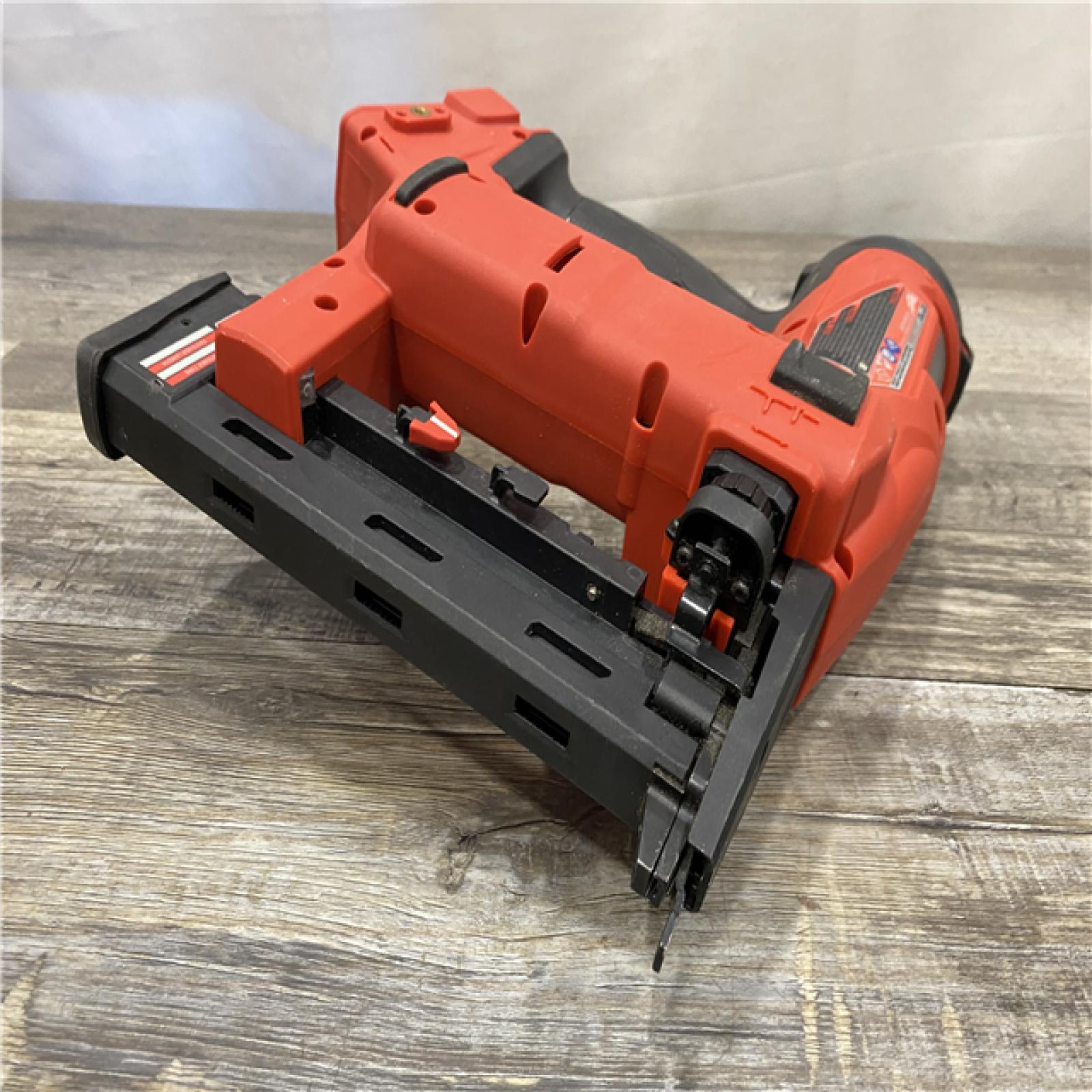 AS-IS Milwaukee FUEL 18-Volt Lithium-Ion Brushless Cordless 18-Gauge 1/4 in. Narrow Crown Stapler (Tool-Only)
