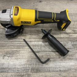 AS-IS DEWALT 20V MAX Cordless Brushless 4-1/2 in. Angle Grinder with Paddle Switch (Tool Only)