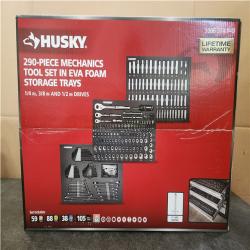 Phoenix NEW Husky Mechanics Tool Set in EVA Trays (290-Piece) (SEALED)