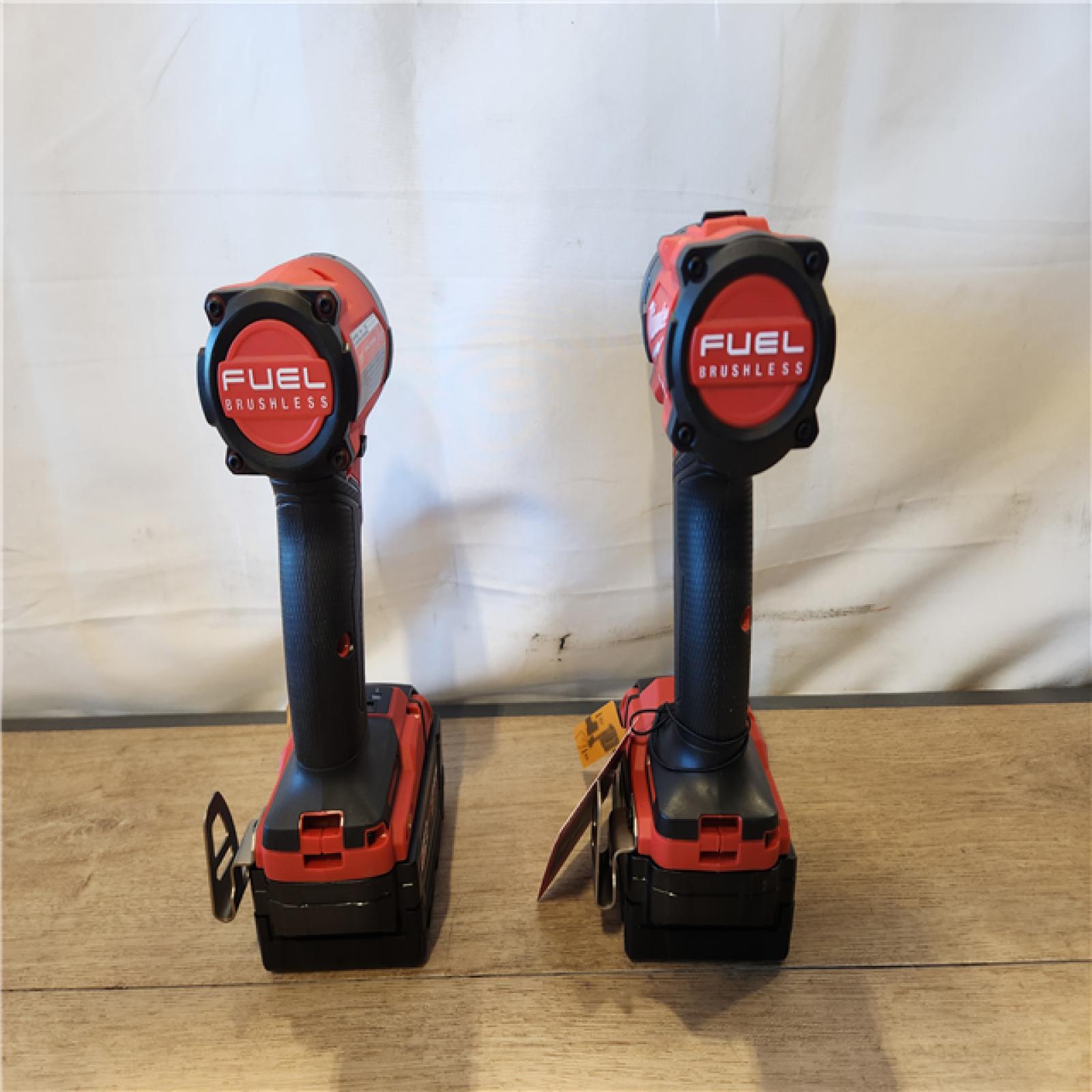 AS-IS- Milwaukee  FUEL 18V Lithium-Ion Brushless Cordless Hammer Drill and Impact Driver Combo Kit