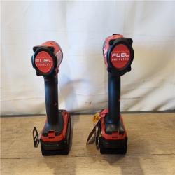 AS-IS- Milwaukee  FUEL 18V Lithium-Ion Brushless Cordless Hammer Drill and Impact Driver Combo Kit