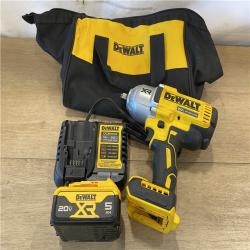 AS-IS DEWALT 20V MAX Lithium-Ion Cordless 1/2 in. Impact Wrench Kit