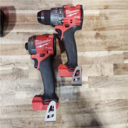 HOUSTON LOCATION - AS-IS Milwaukee FUEL 18V Lithium-Ion Brushless Cordless Hammer Drill and Impact Driver Combo Kit
