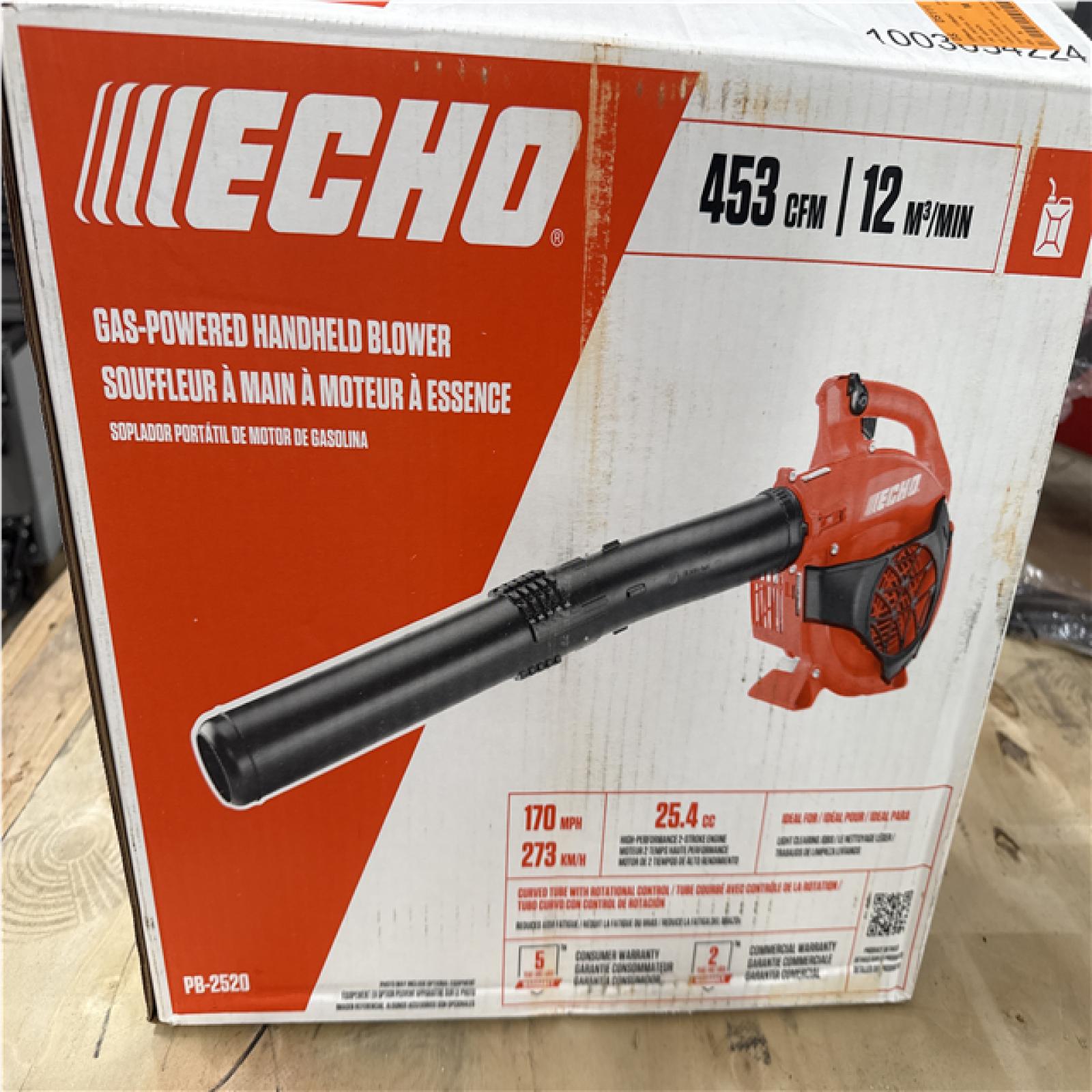 CALIFORNIA AS IS ECHO HAS POWERED HANDHELD BLOWER
