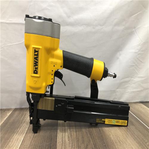 AS-IS DEWALT Corded Pneumatic 16-Gauge 1 in. Crown Lathing Stapler
