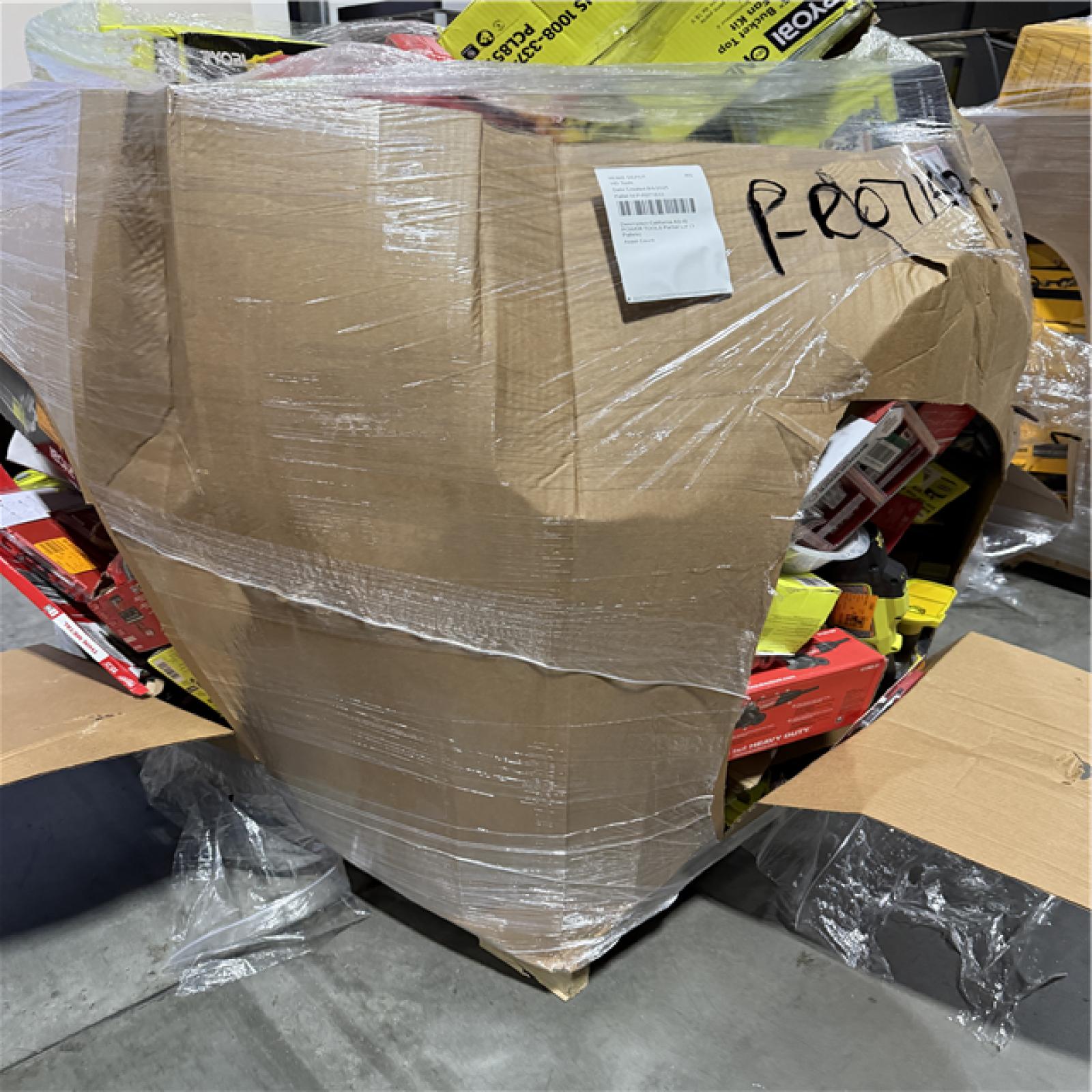 California AS-IS POWER TOOLS Partial Lot (3 Pallets) P-R071633