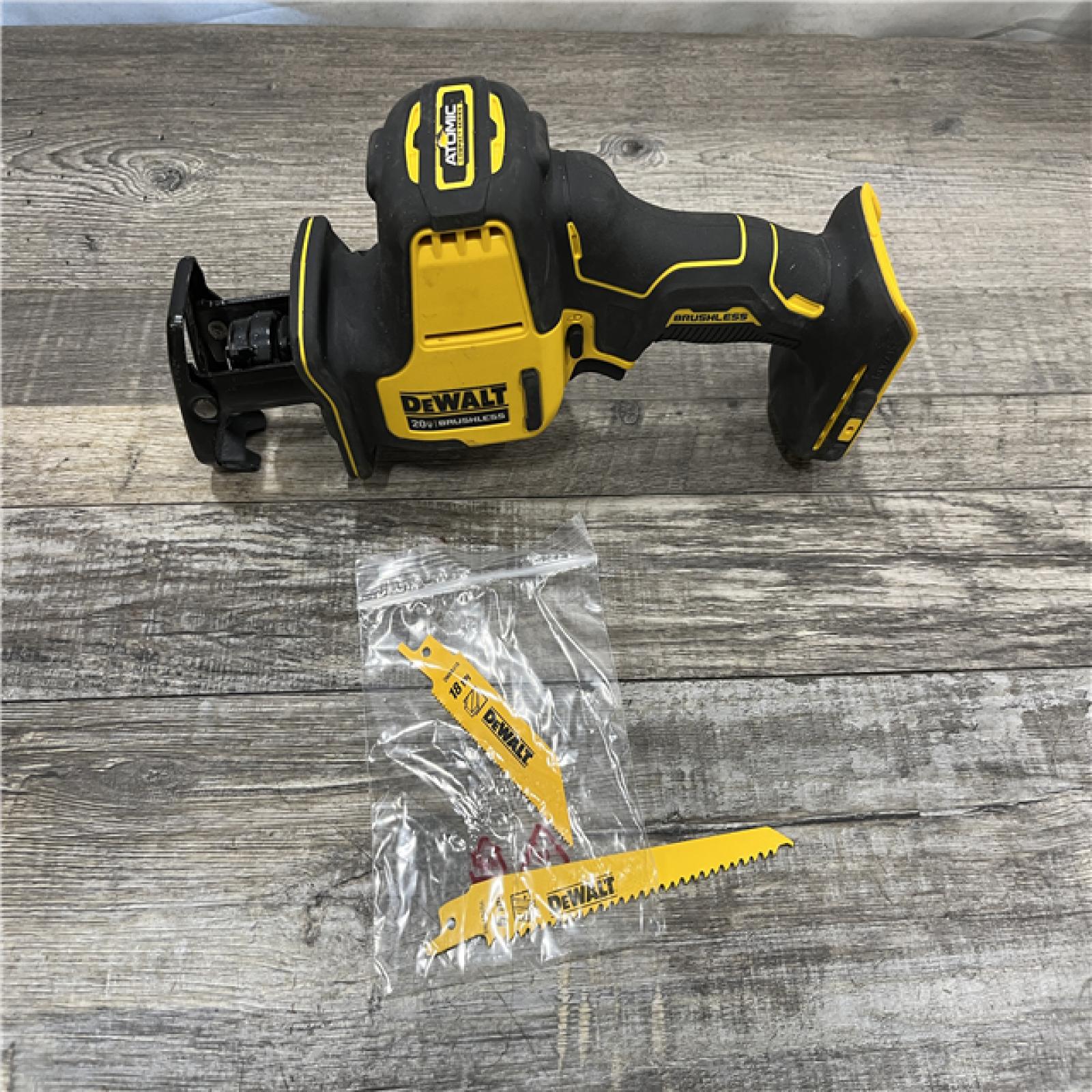AS-IS DEWALT ATOMIC 20V MAX Cordless Brushless Compact Reciprocating Saw (Tool Only)