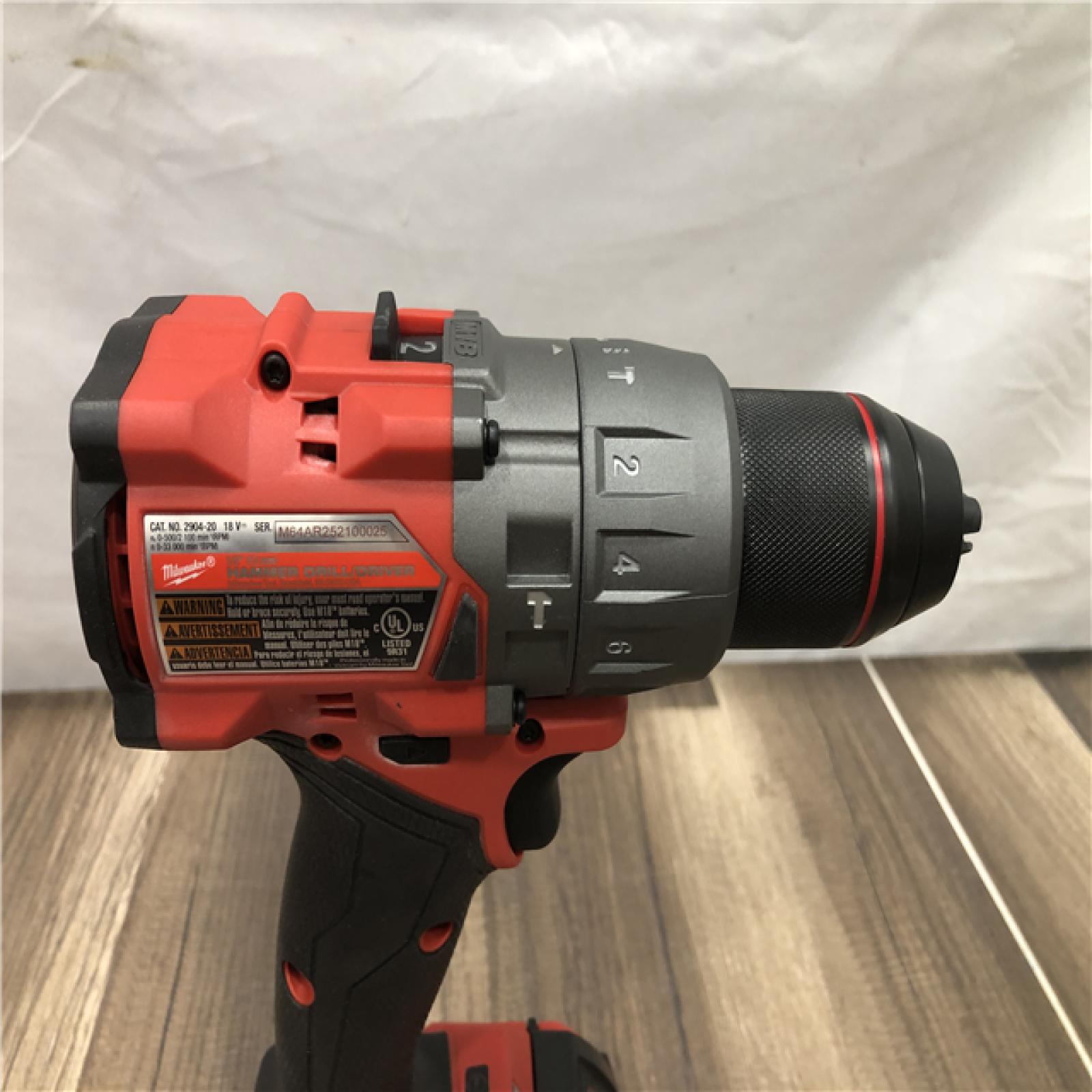 AS-IS Milwaukee FUEL 18V Lithium-Ion Brushless Cordless Hammer Drill and Impact Driver Combo Kit