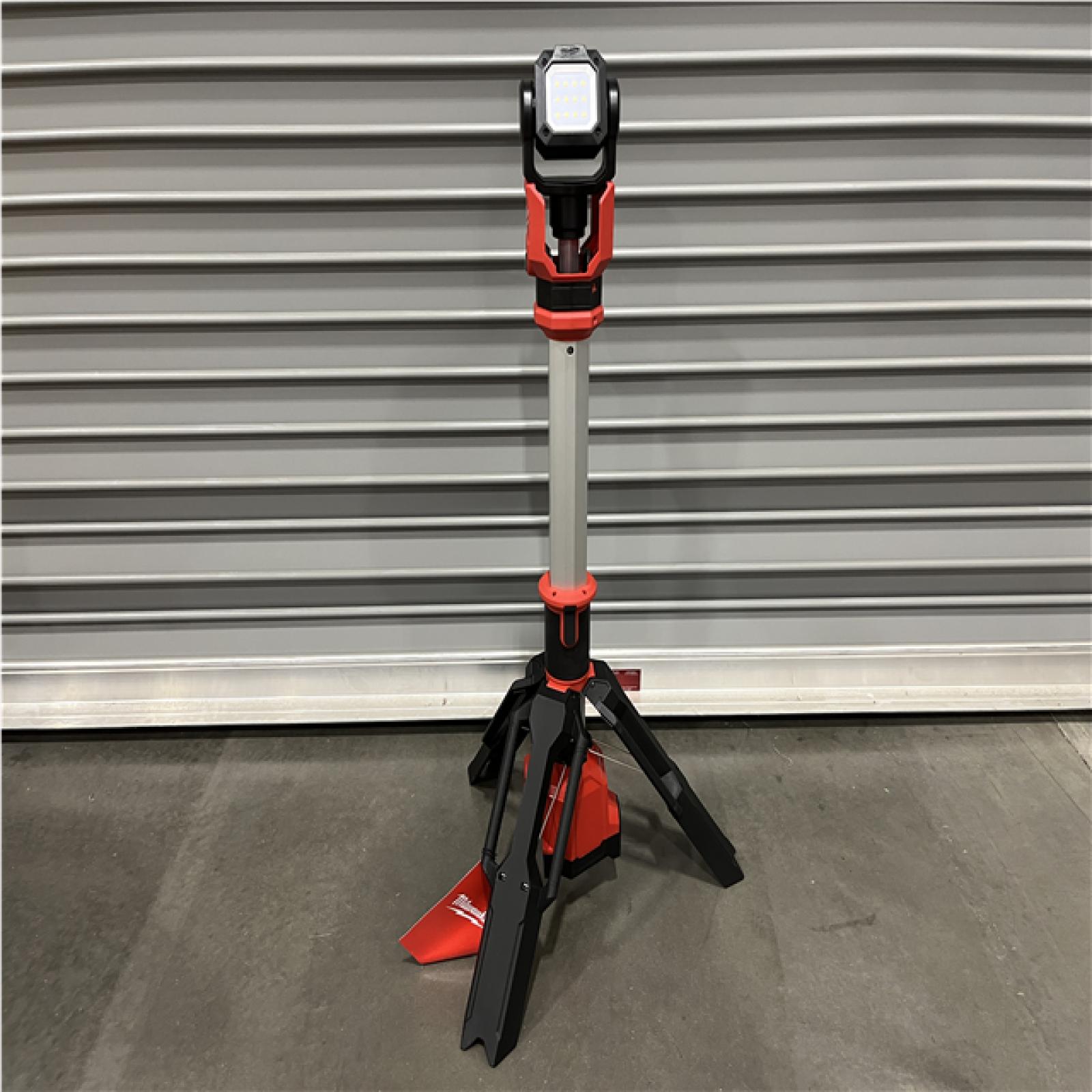AS-IS Milwaukee 12-Volt Lithium-Ion Cordless 1400 Lumen ROCKET LED Stand Work Light (Tool-Only)