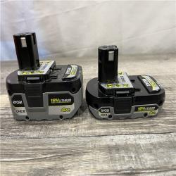 AS-IS RYOBI ONE+ 18V Lithium-Ion Starter Battery  and Charger Kit