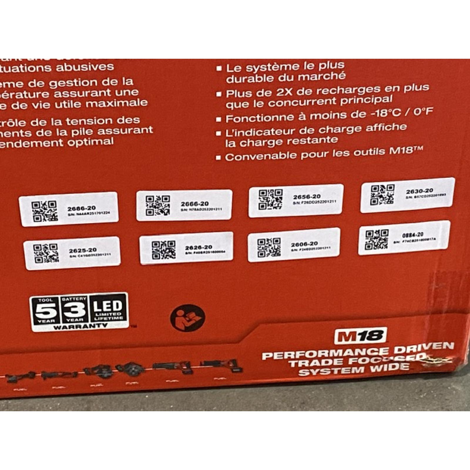 NEW - Milwaukee 18-Volt Lithium-Ion Cordless (9-Tool) Combo Kit