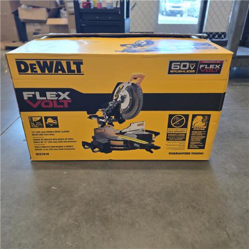 AS-IS DEWALT 60V 12 in. Cordless Sliding Miter Saw (Tool Only)