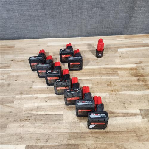 HOUSTON LOCATION - AS-IS HOUSTON LOCATION - AS-IS MILWAUKEE BATTERY PACK QTY - 10