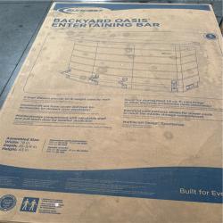 California AS-IS Suncast Backyard Oasis Entertraining Bar