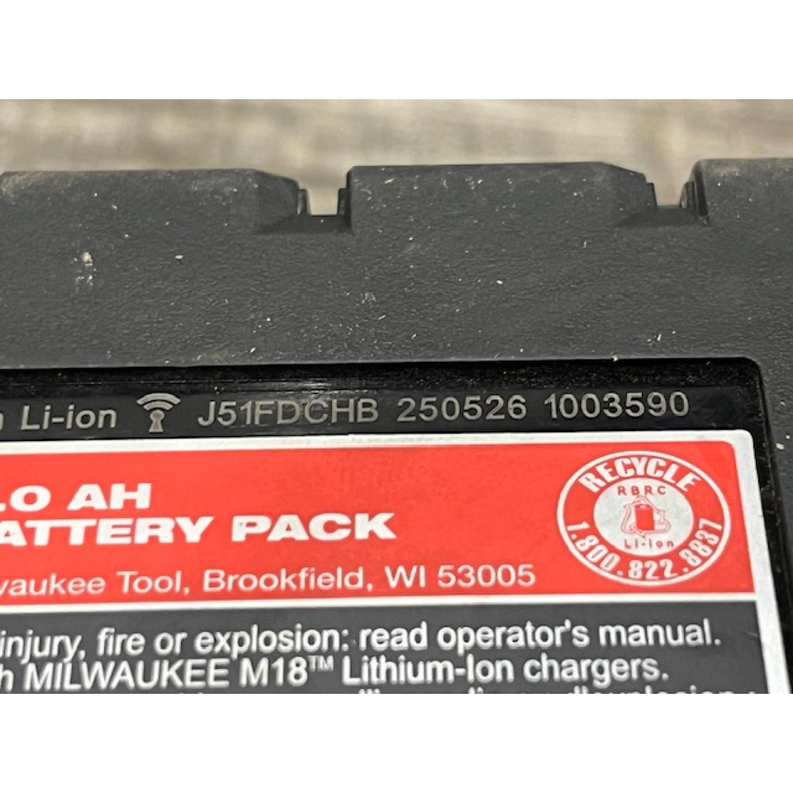 AS-IS Milwaukee 18-Volt Lithium-Ion High Output Starter Kit