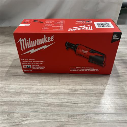 NEW Milwaukee 12V Lithium-Ion Cordless 3/8 in. Ratchet (Tool-Only)