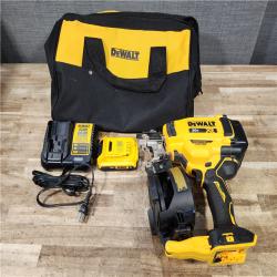HOUSTON LOCATION - AS - IS DEWALT 20V MAX Lithium-Ion 15-Degree Electric Cordless Roofing Nailer Kit