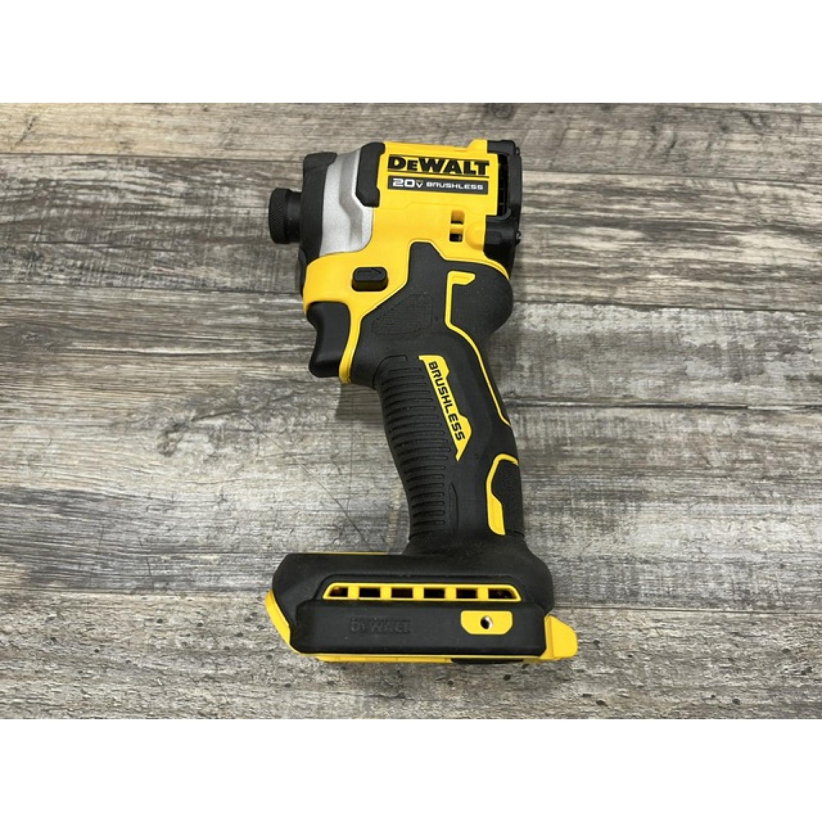 AS-IS DEWALT ATOMIC 20V MAX Lithium-Ion Cordless 1/4 in. Brushless Impact Driver Kit