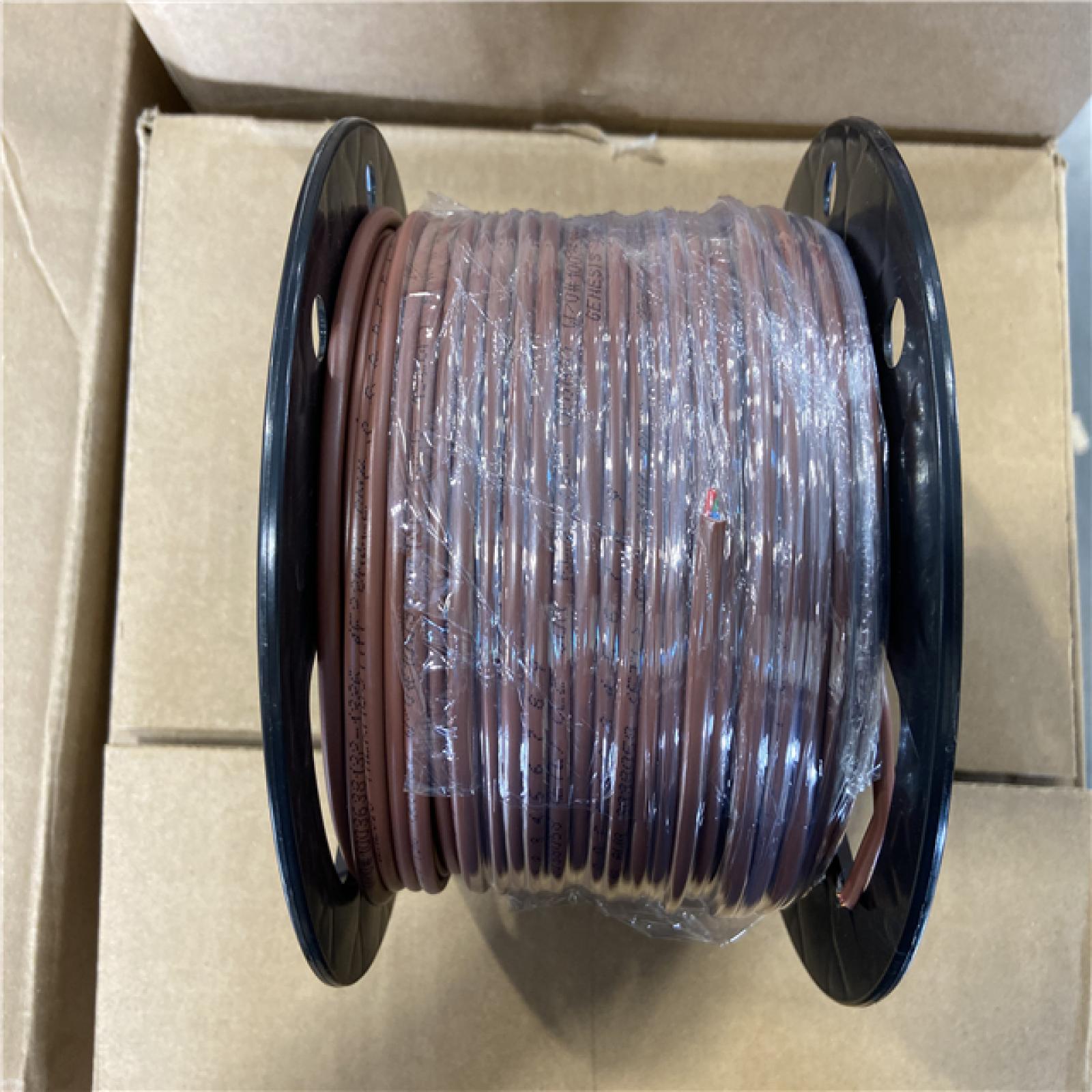 DALLAS LOCATION - Genesis Cable 47120307 HVAC Solid Thermostat & Control Wire 18 AWG, 4 Wire , Sold Per 250 Feet, 32 (BOXES)
