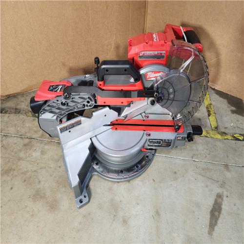 HOUSTON LOCATION - AS-IS (APPEARS LIKE NEW) Milwaukee M18 FUEL Brushless Cordless 10 in. Dual Bevel Sliding Compound Miter Saw (Tool-Only)