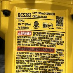 AS-IS DEWALT 20V MAX Cordless 6.5 in. Sidewinder Style Circular Saw (Tool Only)