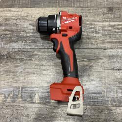 AS-IS Milwaukee 18V Lithium-Ion Brushless Cordless 1/2 in. Compact Drill/Driver Kit