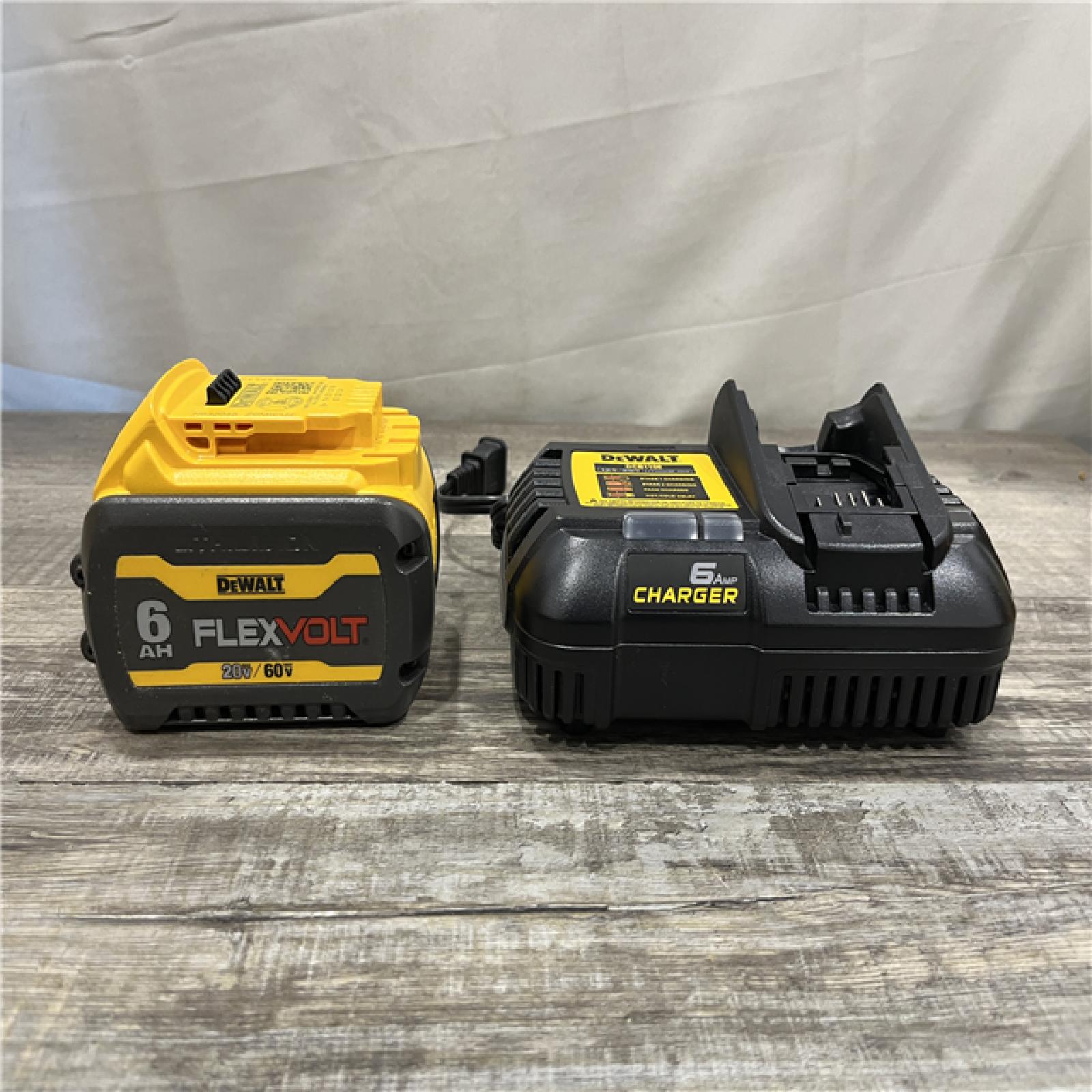AS-IS DEWALT FLEXVOLT 20V/60V MAX Lithium-Ion 6.0Ah Battery Pack Kit